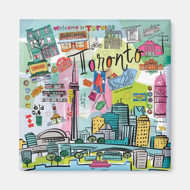 Toronto, Kanada Magnet (Framsidan)