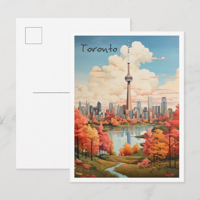 Toronto Kanada Resa Estetik Vykort (Fram/baksida)