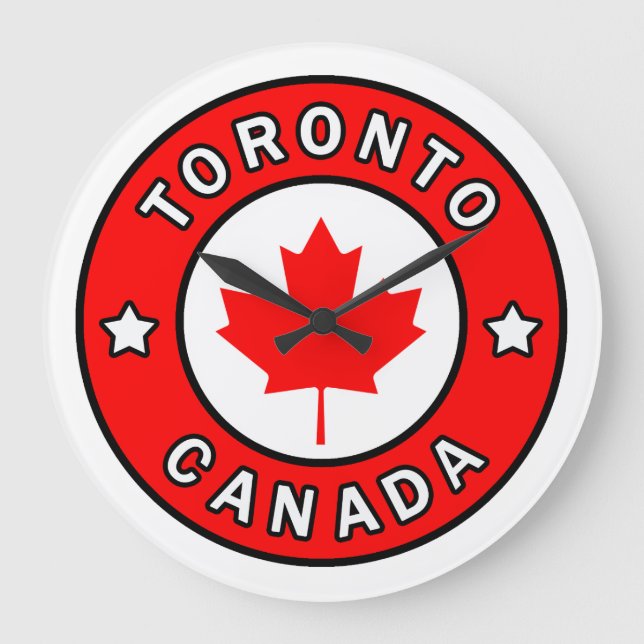 Toronto Kanada Stor Klocka (Framsida)
