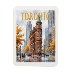 Toronto Kanada Vintage Resa Magnet
