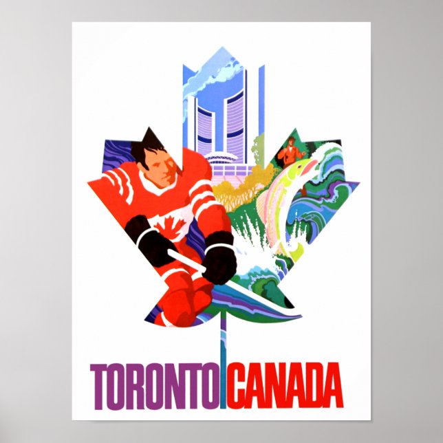 Toronto, Kanadas reseaffisch Poster (Framsidan)