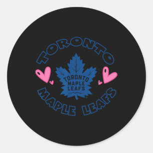 Toronto Maple Leafs Alla Hjärtans Dag Nhl Officiel Runt Klistermärke