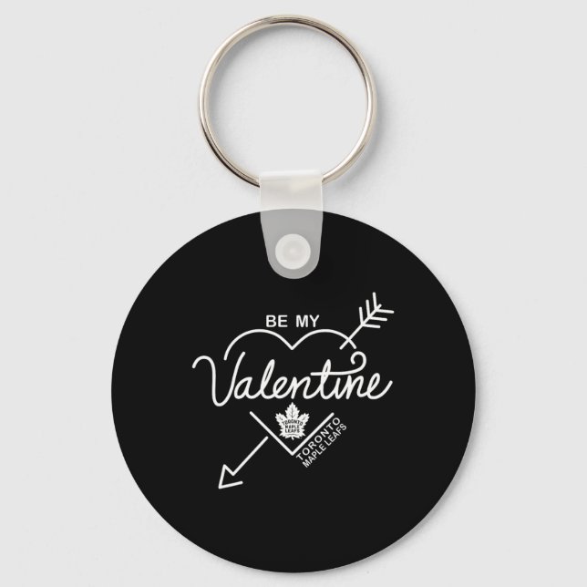 Toronto Maple Leafs Be My Valentine Blå Officiell Nyckelring (Framsida)