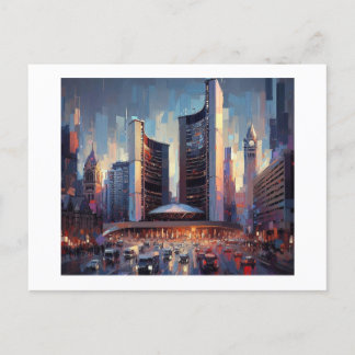 Toronto med City Hall Vykort