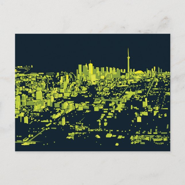 Toronto Night Vykort (Framsida)