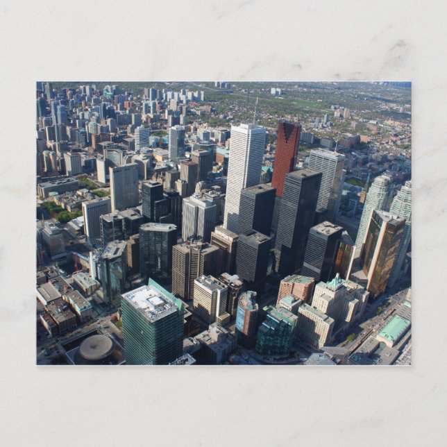 Toronto, Ontario, Kanada, byggande skyline Vykort (Framsida)