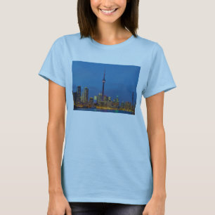 Toronto Ontario Kanada horisont på natten Tröja