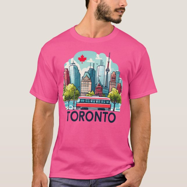 Toronto Ontario Kanada T Shirt (Framsida)