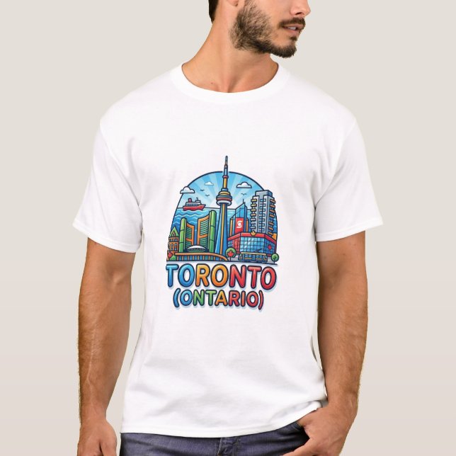 TORONTO ONTARIO T SHIRT (Framsida)