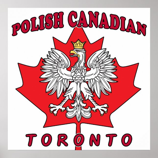 Toronto Poland Canadian Löv Poster (Framsidan)