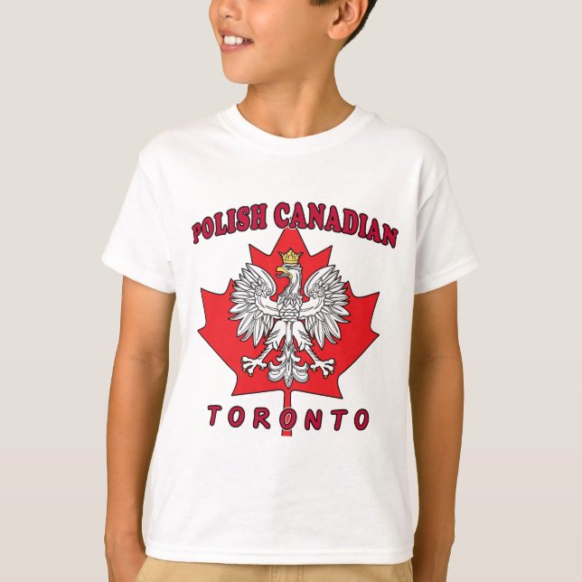 Toronto Poland Canadian Löv Tröja (Framsida)