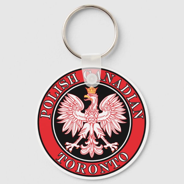 Toronto polska Canadian Eagle Nyckelring (Framsida)