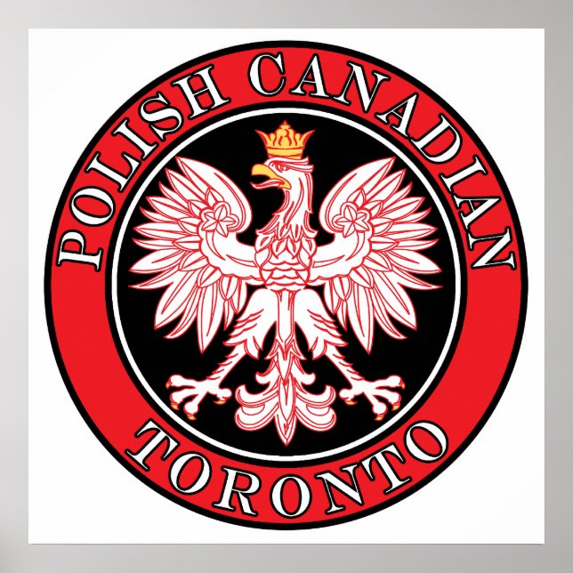 Toronto polska Canadian Eagle Poster (Framsidan)