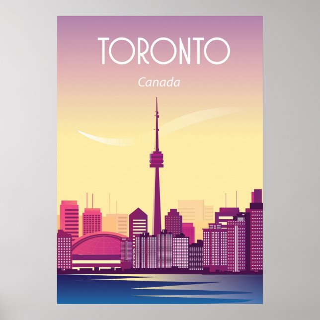 Toronto Poster - Kanada Poster utskrift (Framsidan)