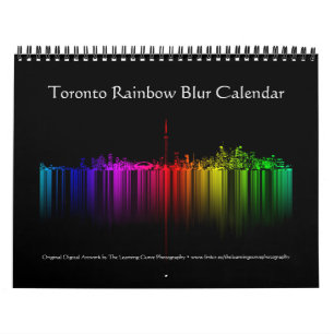 Toronto Rainbow Blur Kalender
