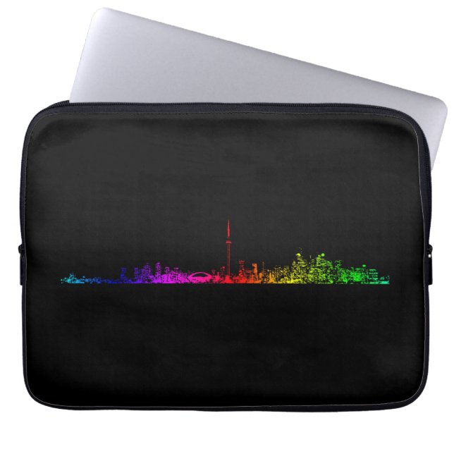 Toronto Rainbow Laptop Fodral (Framsidan)