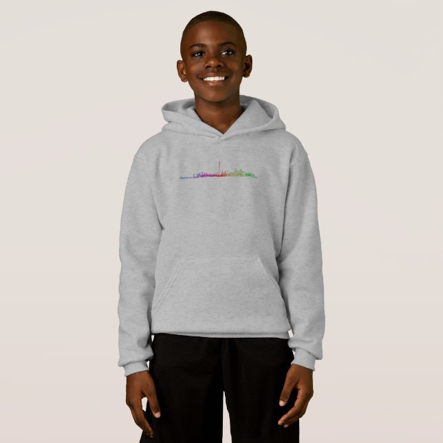Toronto Rainbow T Shirt (Hel framsida)