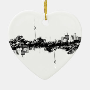 Toronto reflexion julgransprydnad keramik