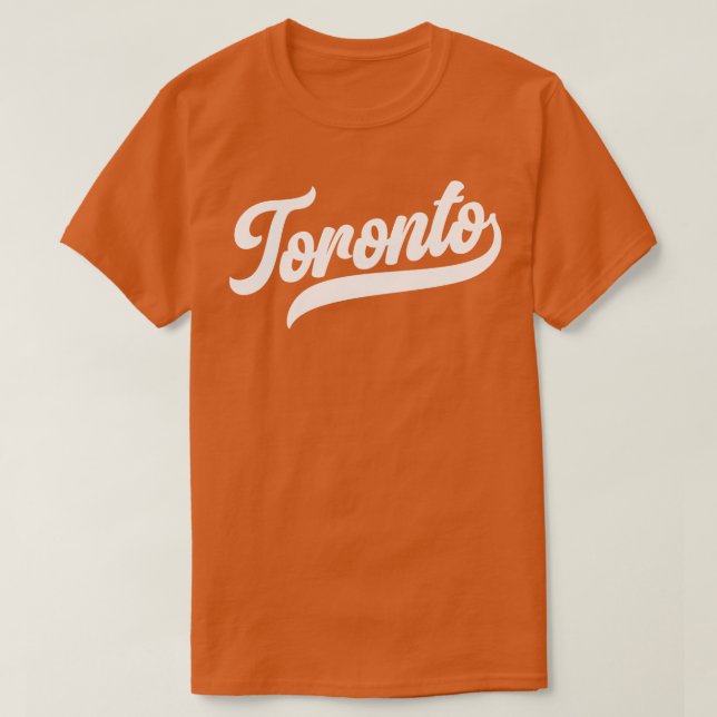 Toronto Retro Toronto Maple Blad T Shirt (Design framsida)