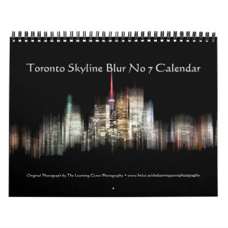 Toronto Skyline Blur nr 7 Kalender