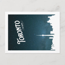 Toronto skyline by night - POSTCARD Vykort