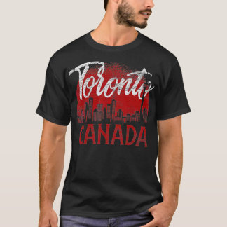 Toronto Skyline Canada  T Shirt