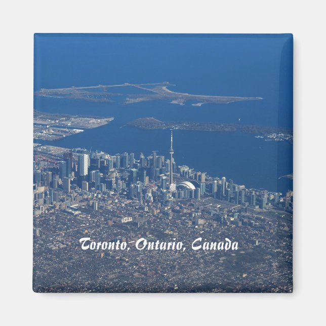 Toronto Skyline Fridge Magnet (Framsidan)