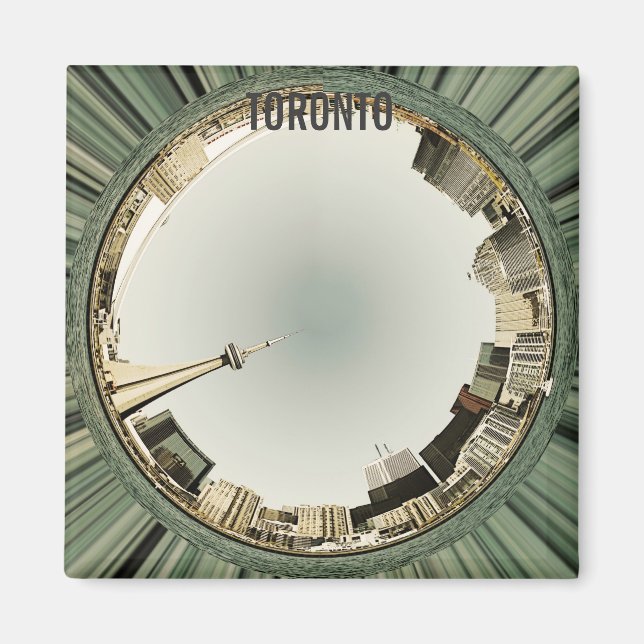 Toronto skyline magnet (Framsidan)
