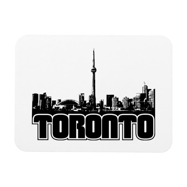 Toronto Skyline Magnet (Horisontell)