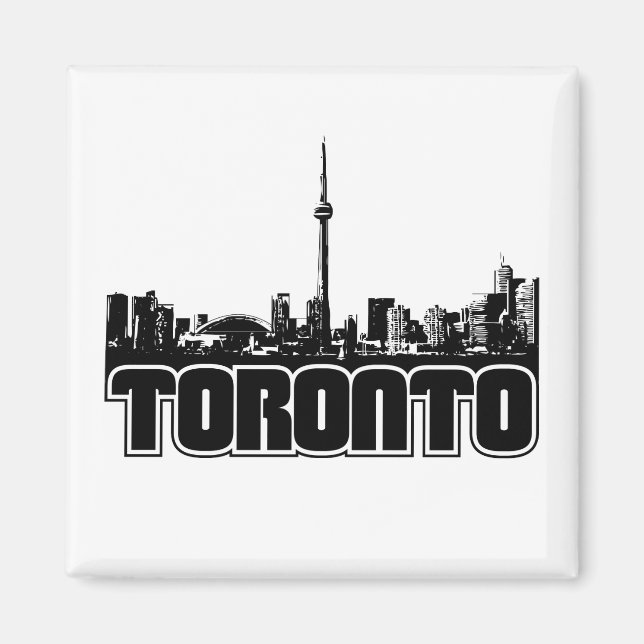 Toronto Skyline Magnet (Framsidan)