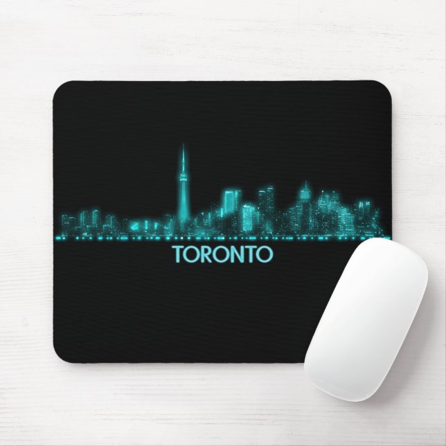Toronto Skyline Musmatta (Med mus)