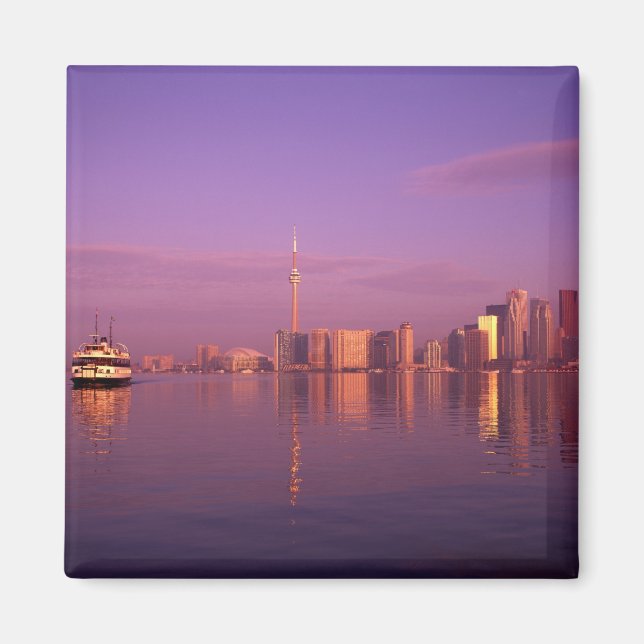 Toronto Skyline, Ontario, Kanada Magnet (Framsidan)