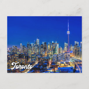 Toronto Skyline, Ontario, Kanada Vykort