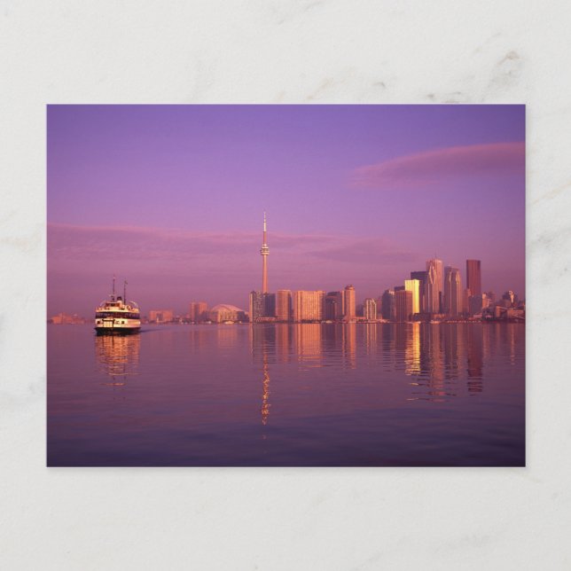 Toronto Skyline, Ontario, Kanada Vykort (Framsida)