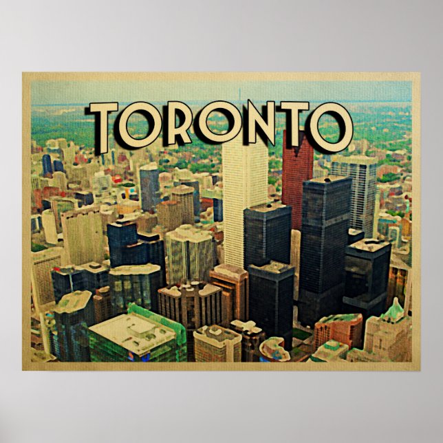 Toronto Skyline Poster (Framsidan)
