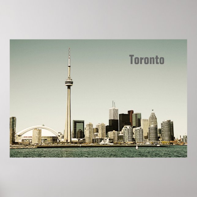 Toronto skyline poster (Framsidan)