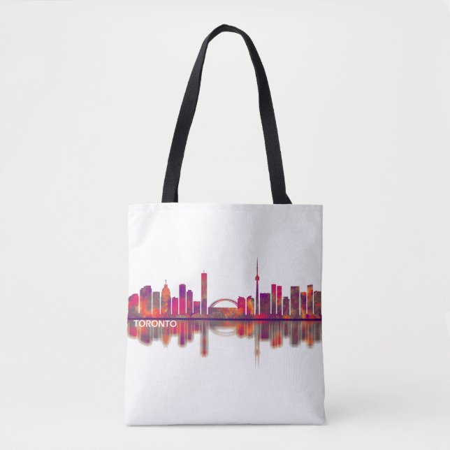 Toronto Skyline Tygkasse (Framsida)