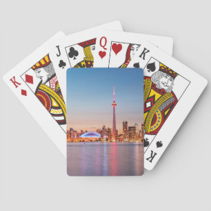 Toronto Skyline vid Sunset Casinokort