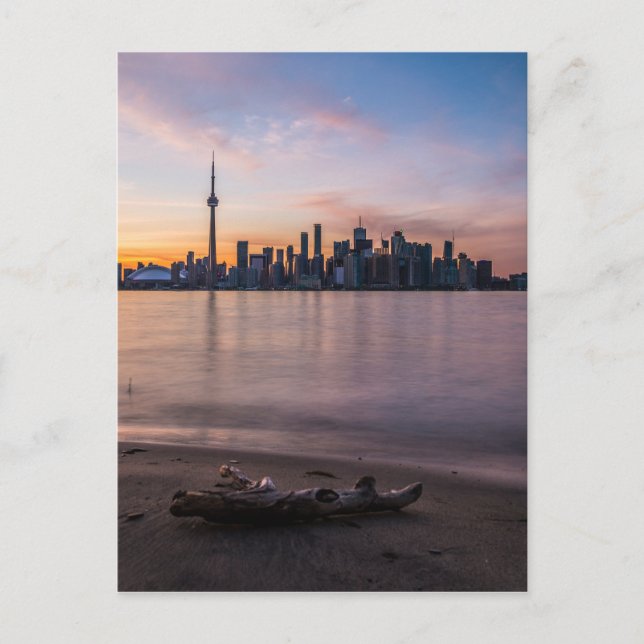 Toronto Skyline vid Sunset Vykort (Framsida)