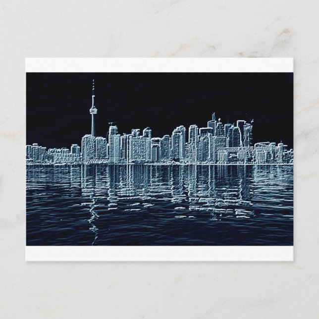 Toronto Skyline Vykort (Framsida)
