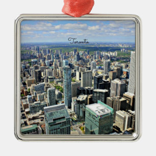Toronto-Skyscraper - Toronto, Ontario, Kanada Julgransprydnad Metall