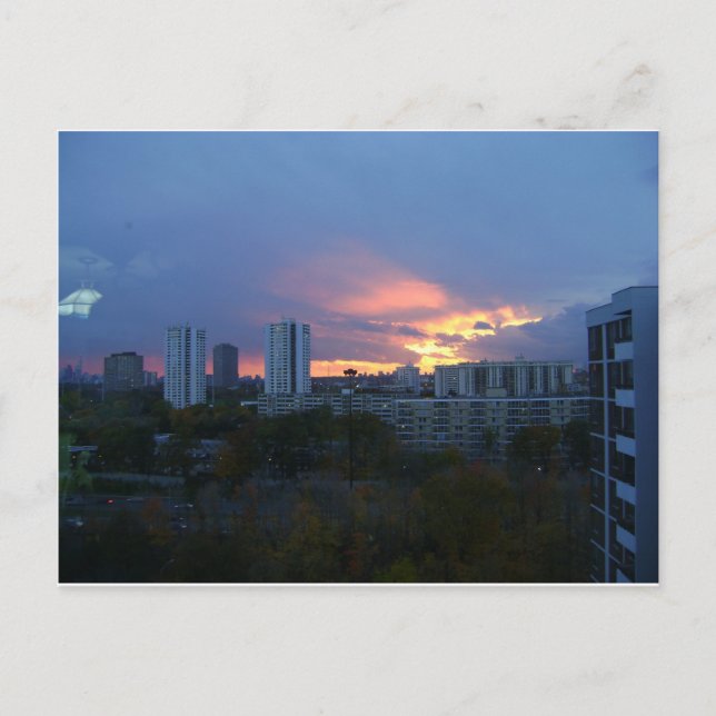 Toronto solnedgång vykort (Framsida)