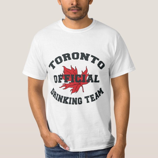 Toronto som dricker lagT-tröja Tee Shirt (Framsida)