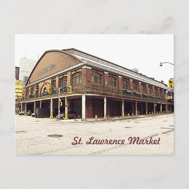 Toronto St. Lawrence Market Vykort (Framsida)