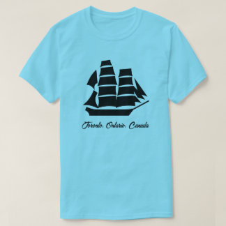 Toronto Stad i Ontario, Kanada - Segelfartyg T Shirt