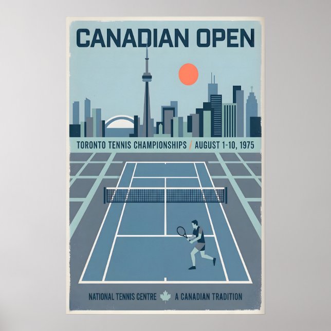 Toronto Tennistradition Poster (Framsidan)
