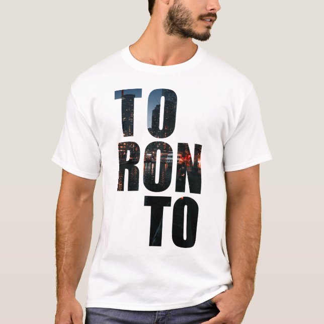 Toronto-text T-shirt (Framsida)