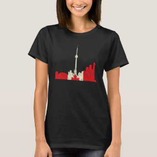 Toronto Torn Distress Canada Day Proud Canadian T Shirt