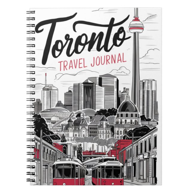 Toronto Travel Journal Anteckningsbok (Framsidan)