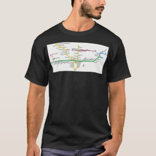 Toronto tunnelbanan karta Kanada  T Shirt